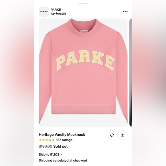 Parke 2 piece sweatshirt and sweatpants XS - Picture 4 of 7